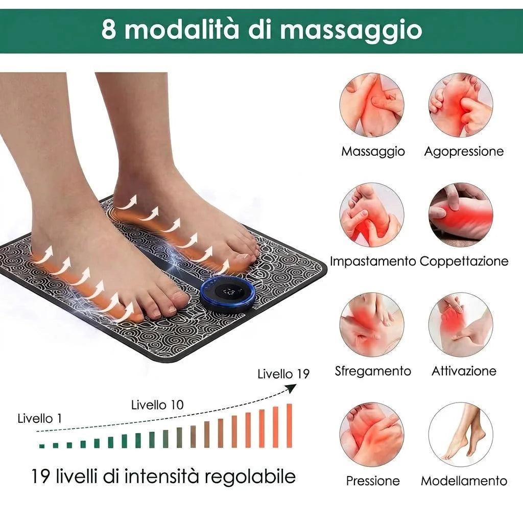 PassoPiuma — Tappetino Massaggiante EMS